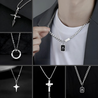  Dây Chuyền Nam Thép Titan Không Gỉ Tavi Studio Vòng Cổ Nam Mạ Bạc Sợi Xích Cuban Phong Cách Hip Hop Dễ Phối Đồ Nhiều Mẫu 