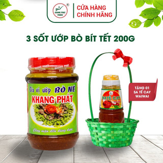 Sốt ướp bò bít tết 200g/80g Khang Phát Foods - Sốt ướp bò né