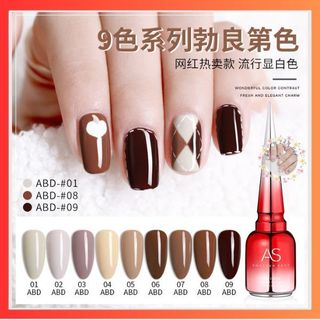 Sơn gel As mã ABD 15ML - chai đỏ
