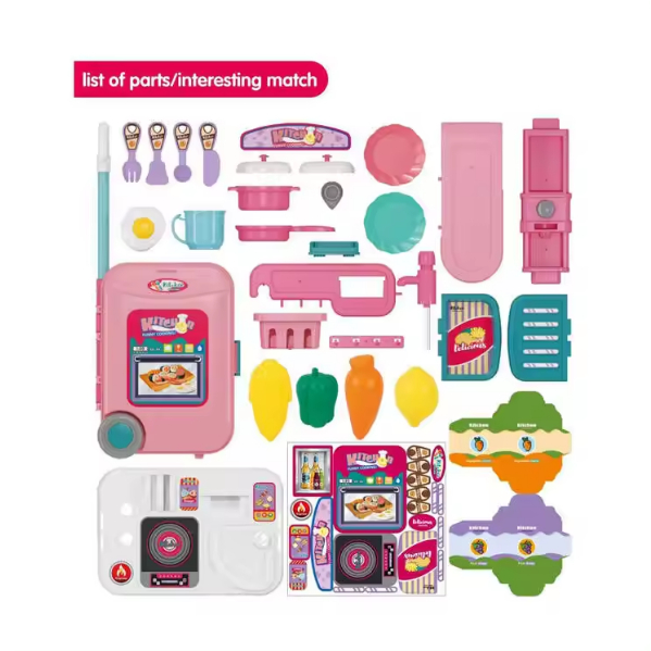 Gợi ý các mẫu vali ô tô đồ chơi nấu ăn cho bé yêu