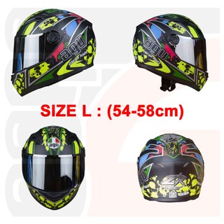 [TẶNGTÚIĐỰNG + KHĂNTRÙM + BH12THÁNG] Nón Fullface AGU tem B04 A138