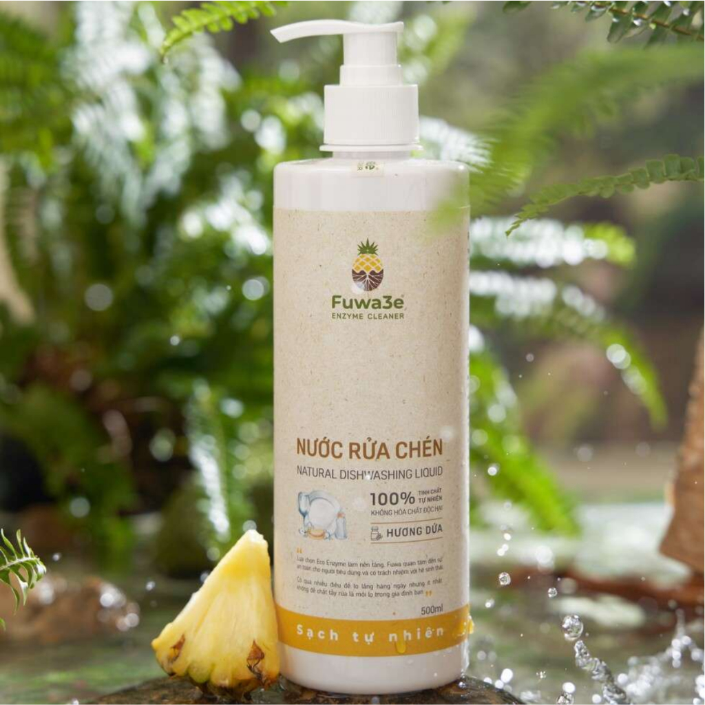 Nước rửa chén hữu cơ Fuwa3e