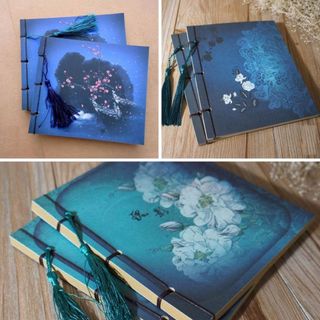 Sổ cổ trang dây tuyến ghi chép tiện lợi