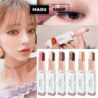 Phấn mắt Novo dạng thỏi 2 tông màu tiện dụng - Phấn mắt không thấm nước, mồ hôi mã NOVO5099