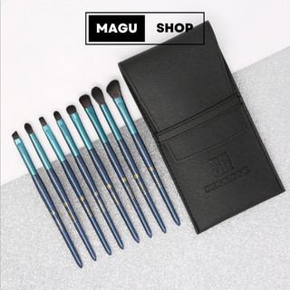 Bộ cọ trang điểm mắt cao cấp Seprofe 8 cây có bao da sang trọng mã SF08