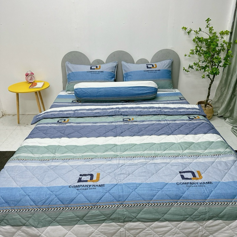 Bộ chăn ga gối cotton Hàn Quốc