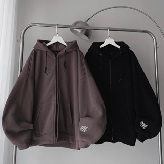 Áo Khoác Nỉ Hoodie Zip Phản Quang FEARIRIFAR Form Rộng Unisex Nam Nữ dây kéo tay phồng chống nắng tốt-shopsituoiteen