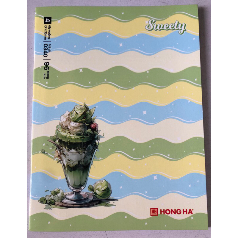 Vở Hồng Hà 4 ô ly 60gsm ( combo 5 quyển)