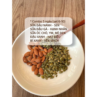 Combo hạt nấu sữa hạt