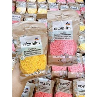 Bọt biển rửa mặt Ebelin set 2 (Đức) - 	 4066447272369