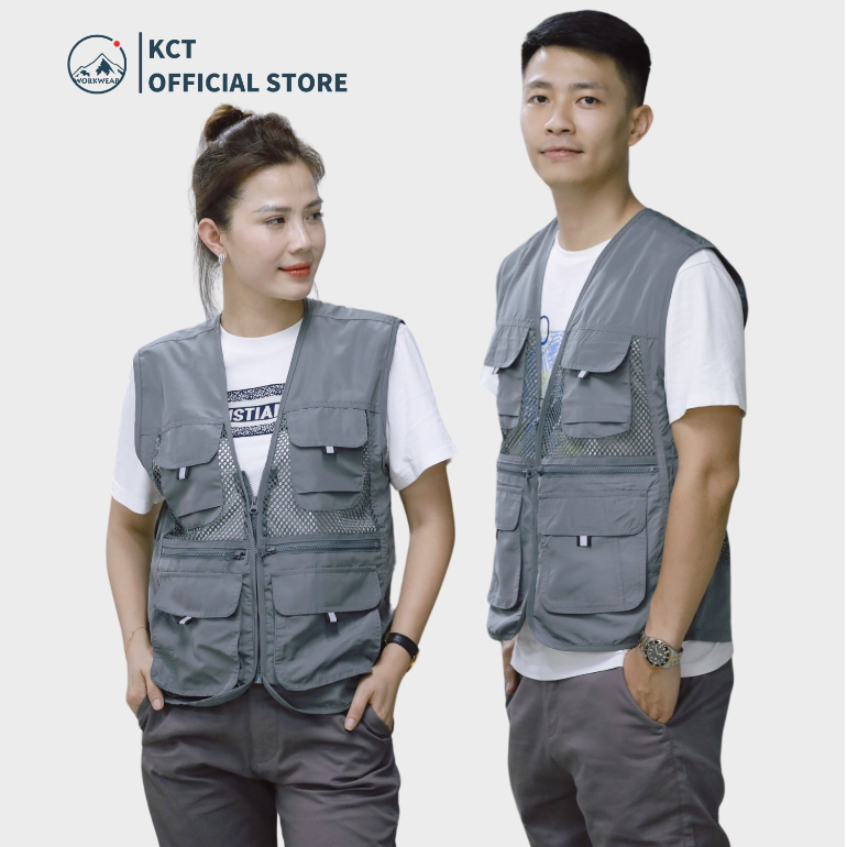 Áo gile bảo hộ lao động WORKWEAR trang phục công nhân kỹ sư cao cấp chống nước chống bụi