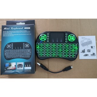  BÀN PHÍM KIÊM CHUỘT KHÔNG DÂY UKB 500 CÓ ĐÈN LED 