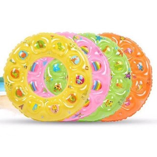 Sỉ phao bơi hình tròn 2 lớp cho bé từ 1-5 tuổi, phao bơi cho bé đủ màu cho bé trai và bé gái