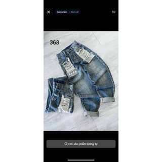 Quần dài baggy nữ kiểu dáng hàn quốc jeans bò cạp cao tôn dáng