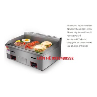 BẾP CHIÊN RÁN MẶT PHẲNG- KÍCH THƯỚC 73CM-TEPPHANYAKI KIỂU NHẬT DÙNG GAS BẢO HÀNH 1 NĂM