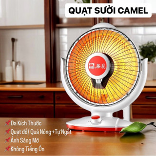 QUẠT SƯỞI CAMEL ĐA KÍCH THƯỚC- Quạt Điện Sưởi Ấm mini Để Bàn Tiện Dụng Cho Gia Đình, Chế độ an toàn thông minh Máy Sưởi