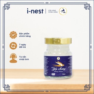 Yến Chưng Sẵn Yến Chưng Ăn Kiêng Không Đường 25% Yến Cao Cấp i-nest Hũ 70ml