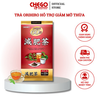 Trà Genpi Orihiro hỗ trợ giảm mỡ thừa chính hãng Nhật Bản - túi 60 gói
