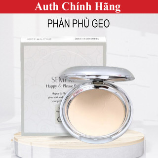 Phấn phủ kiềm dầu Geo Ngọc trai Sempre Happy & Please Pact Hàn Quốc