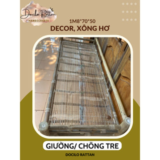 Chõng tre-Giường tre sơn, làm chắc chắn siêu bền-Giường tre xông hơ- chõng tre nằm than, nằm thuốc-Chõng tre Decor