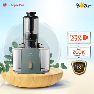 Máy ép chậm bear yzj-d01y6 -100w- làm kem- ép hoa quả, trái cây- giữ nguyên dưỡng chất - bh 18 tháng