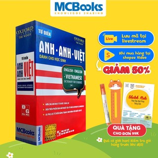 Sách Từ điển AnhAnhViệt dành cho học sinh (Tái bản 2020) MCBooks