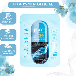 Mặt nạ miếng Jigott Placenta Real Ampoule Mask (miếng)