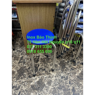 Ghế đẩu inox