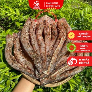 Khô cá lóc tẩm tiêu ớt hàng chuẩn 3 nắng vị vừa ăn