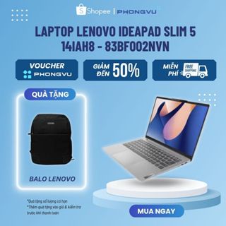 Laptop Lenovo IdeaPad Slim 5 14IAH8 - 83BF002NVN (i5-12450H) (Xám) - Bảo hành 36 tháng