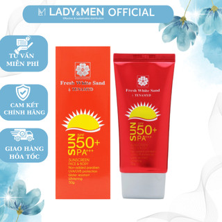 Kem chống nắng trắng da Tenamyd Fresh White Sand SPF 50+/PA+++ Tuýp 50g