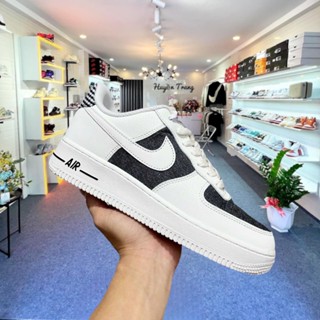 Giày Thể Thao Nam Nữ Nikee Air Force 1 Low "Designed Fresh" AF1 Kẻ Caro Custom giày af1 kem mũi vải đen gót caro cao cấp