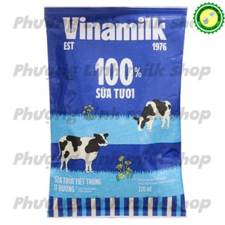 Combo 10 Bịch Sữa Tươi Vinamilk 220ml (Đủ vị)