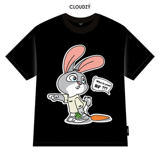 Áo thun baby tee phông cộc tay nữ Cloudzy cổ tròn body vải cotton co giãn local brand BBT RABBIT