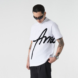 Áo polo red velvet signature polo - black/white ap012