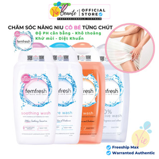 Dung Dịch Vệ Sinh Phụ Nữ Femfresh,Sạch Thơm Suốt Ngày Dài Femfresh 250ml Anh Quốc