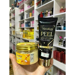 Combo peel trắng da nicolas hàng xịn