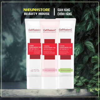 Kem Chống Nắng Cell Fusion C Laser / Clear / Toning Suncreen