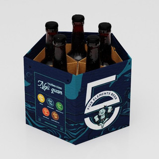 Combo 5 chai bia ngũ hành 5e mix /bia thủ công/bia chai 330ml x 5 /craft beer