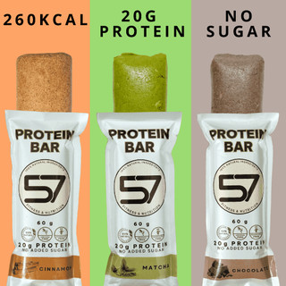 THANH PROTEIN BAR KHÔNG ĐƯỜNG 60GR | CÓ 3 HƯƠNG VỊ