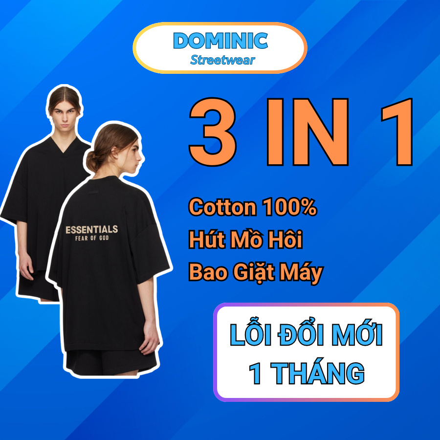 [Best Quality] - Áo Tee FOG Fear of God ESSENTIALS SS24, Áo Thun FOG ESSENTIALS Oversize, Áo nam