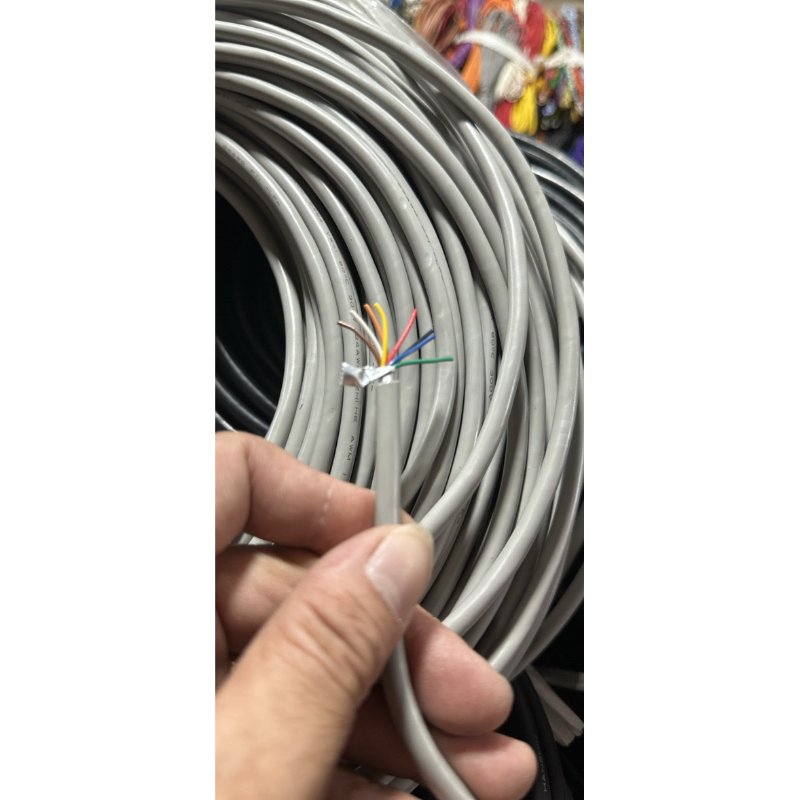 10mét Dây điện 8 lõi 24awg. dây 8x24awg lõi đồng mạ niken