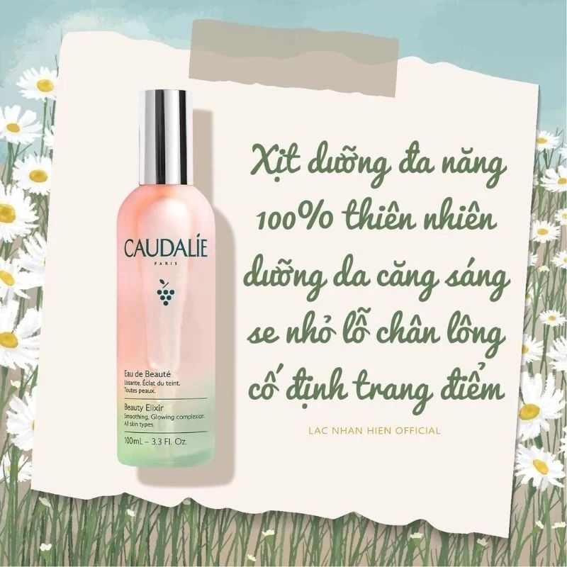 Xịt Dưỡng Caudalie Eau De Beaute Beauty Elixir 100ml