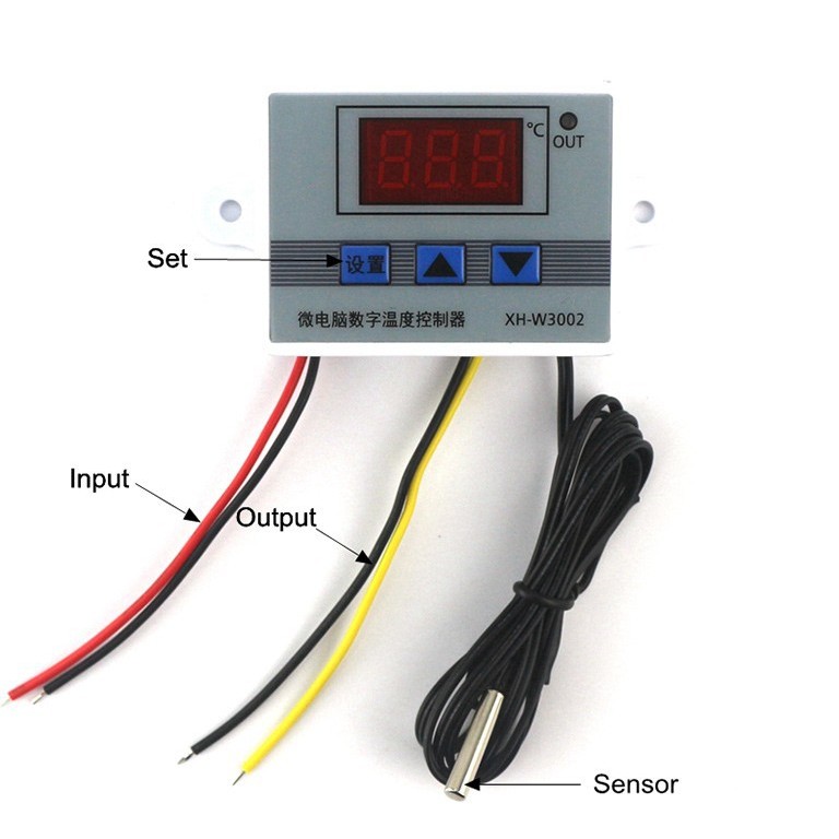 BỘ ĐIỀU KHIỂN NHIỆT ĐỘ MẠCH ẤP TRỨNG XH-W3002 220VAC