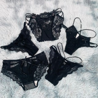 A60 - Set 5 Quần Lót Nữ Mix Đen 5 Kiểu Dáng Quyến Rũ Trần Phương Shop