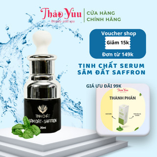 Tinh Chất Serum Sâm Đất Saffron Dr Cell Hỗ Trợ Giảm Mụn Mờ Nám Tái Tạo Tế Bào Da Se Khít Lỗ Chân Lông 20ml
