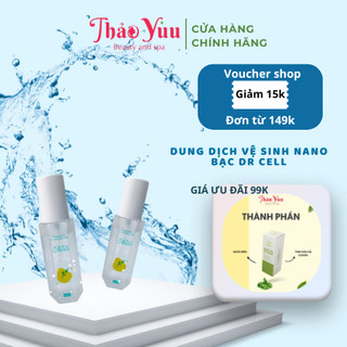 Dung Dịch Vệ Sinh Dr Cell Nano Bạc Hỗ Trợ Và Ngăn Ngừa Viêm Nhiễm Vùng Kính 50ml