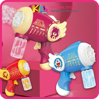 Súng bắn bong bóng xà phòng đồ chơi máy bắn bong bóng tự động siêu mạnh cho trẻ DCVD08-SUNG10N KIDS GARDEN