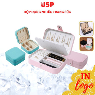 Hộp đựng nữ trang JSP nhiều ngăn nhận in Logo hộp đựng nhẫn bông tai phụ kiện trang sức đa dạng