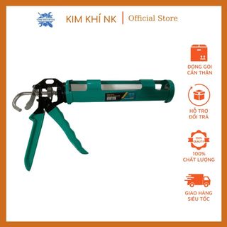 Súng bắn keo SILICON Trợ Lực, tự ngắt, óng xoay 360 hàng cao cấp
